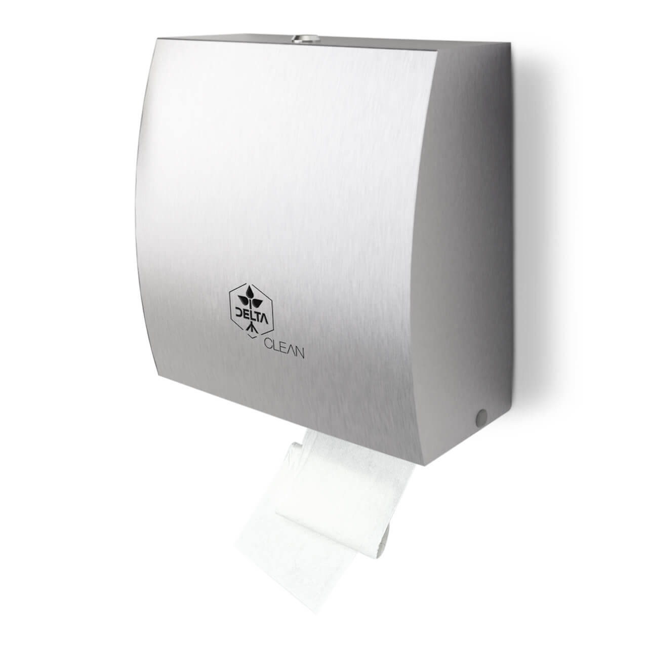 DELTACLEAN Distributeur de gros rouleaux de papier de toilette en acier inoxy