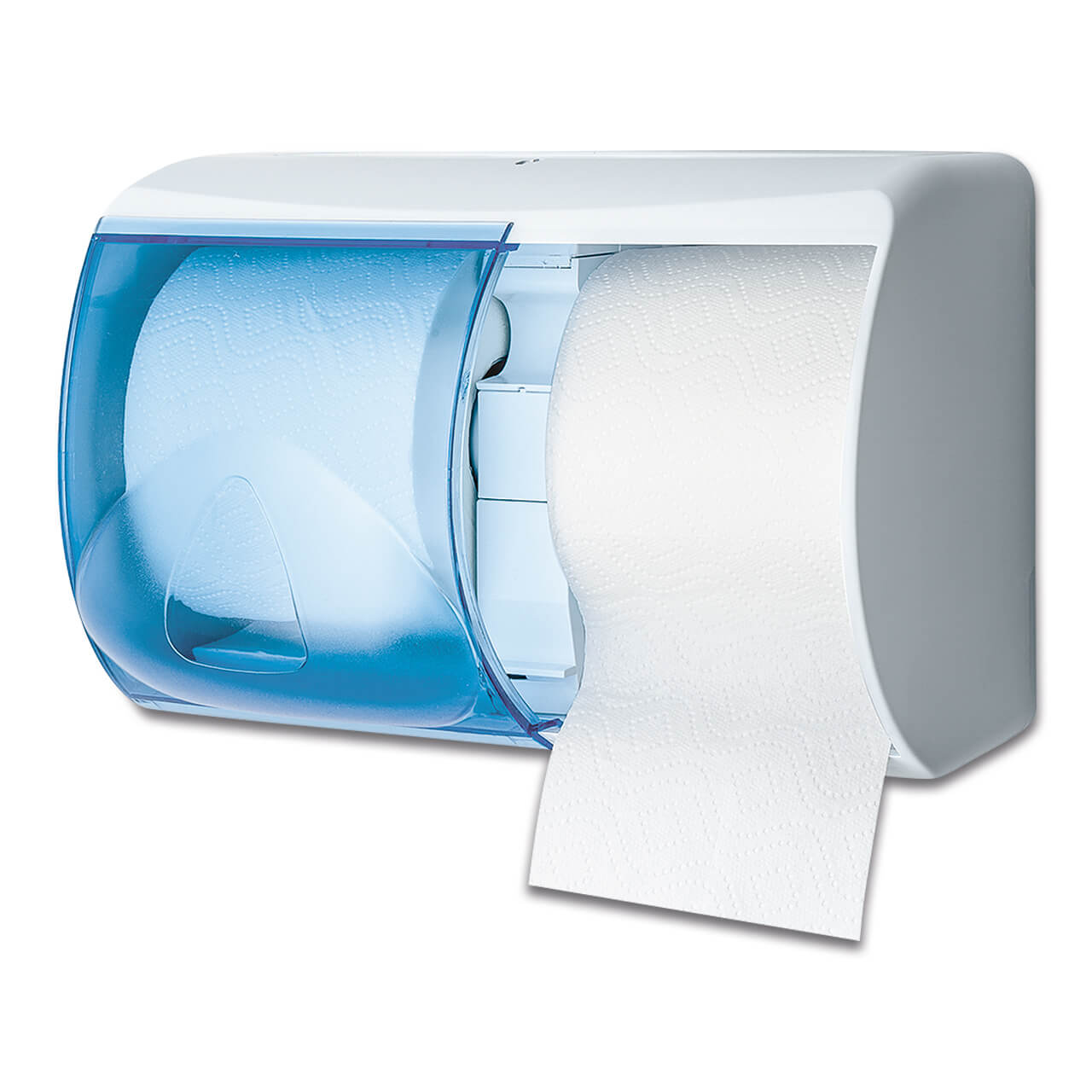 DELTACLEAN Distributeur de petits rouleaux de papier de toilette double